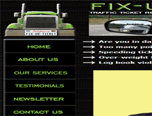 Tablet Screenshot of fix-a-ticket.com